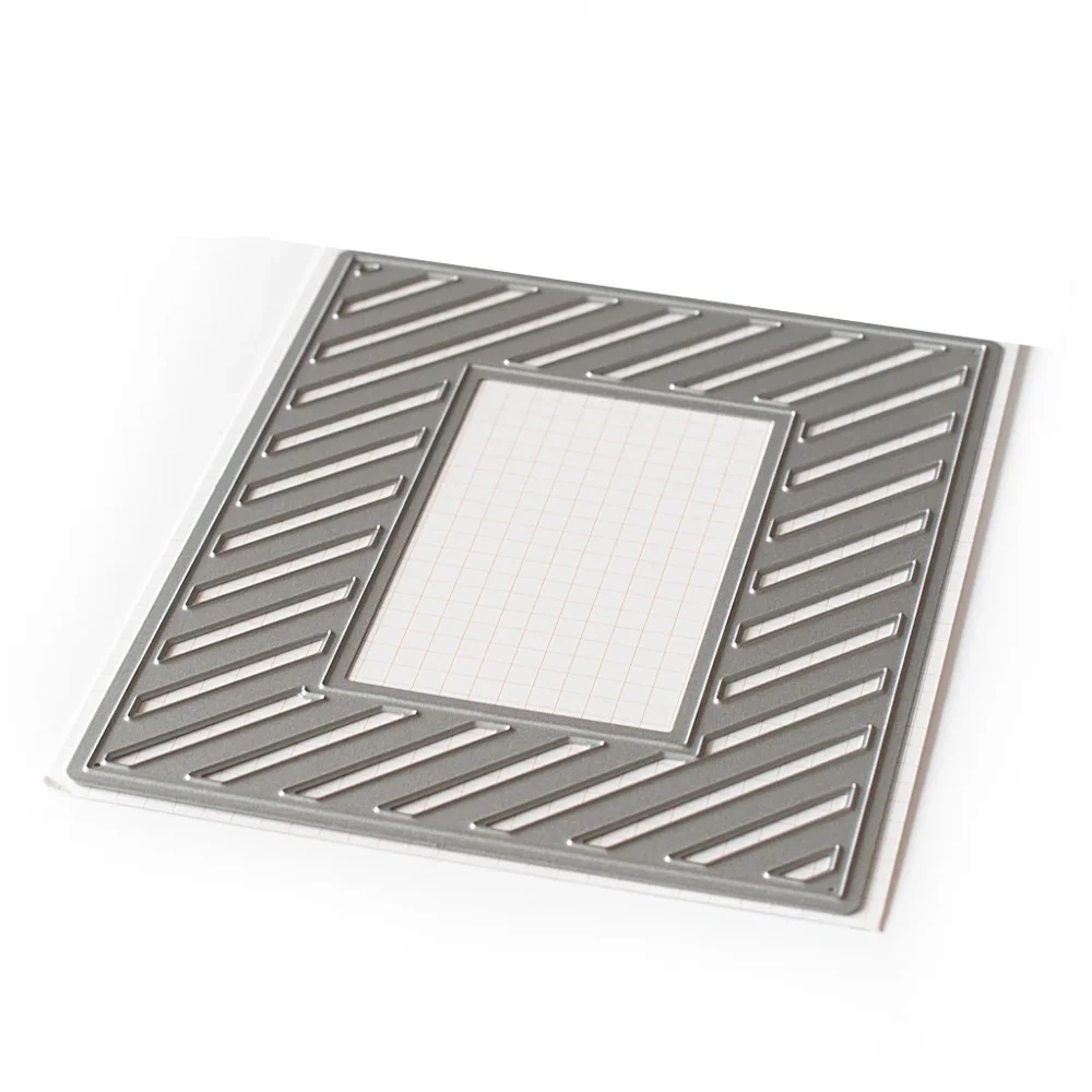 Металлические Вырубные штампы форма для высечки линия прямоугольная рамка