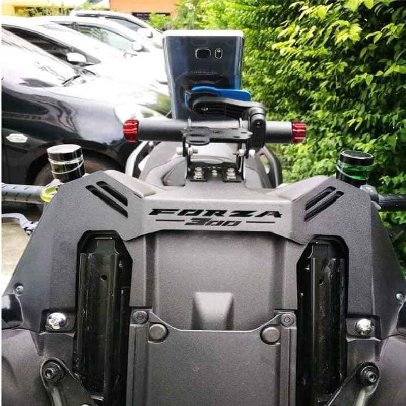 Semspeed gps кронштейн направляющая для телефона Монтажная пластина для Honda Forza 300 250 125 передний дисковый тормоз телефон 3,5-7 ''USB ручка держатель