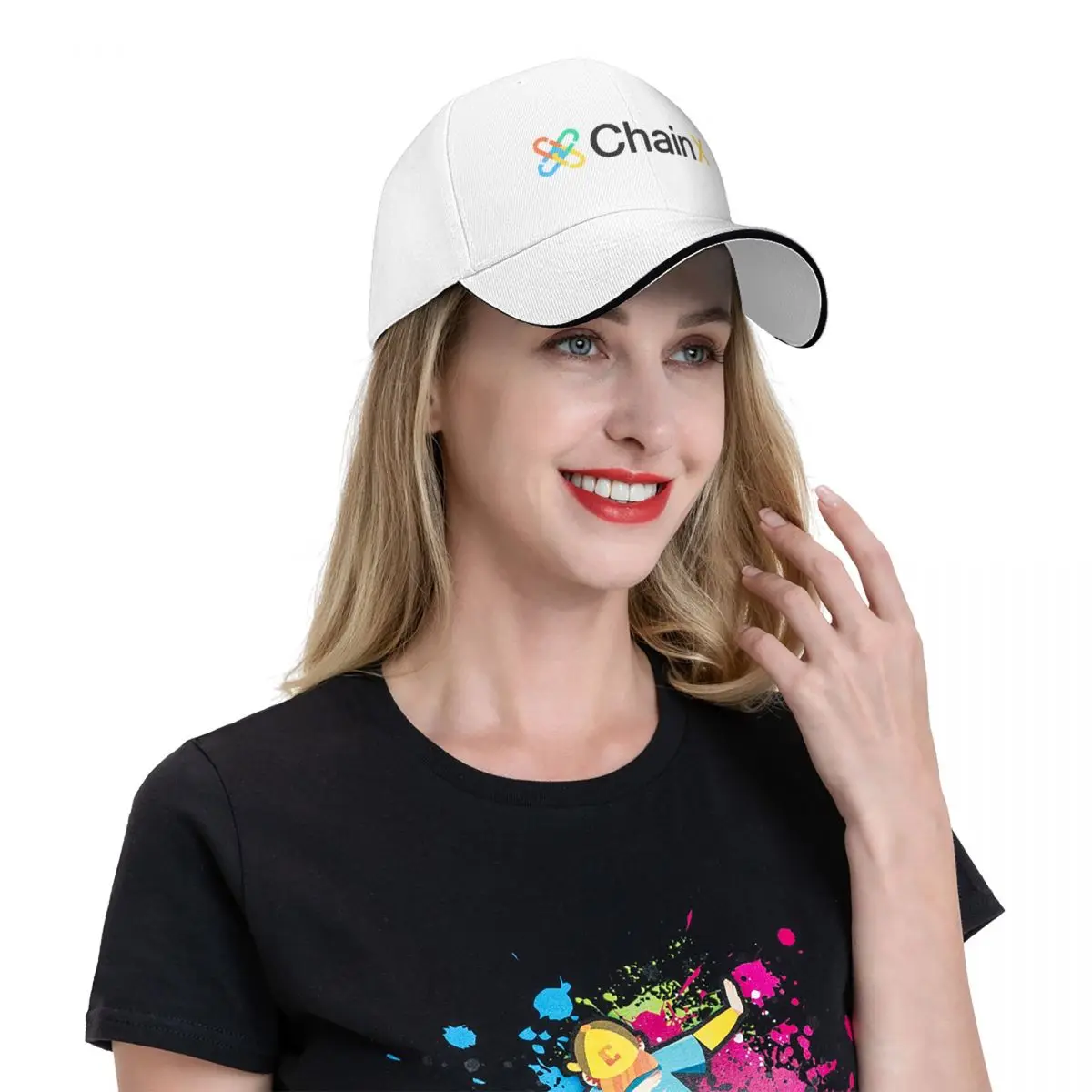 Крипто Гольф ChainX хип хоп casquette Валюты Повседневное Графический Для Мужчин's
