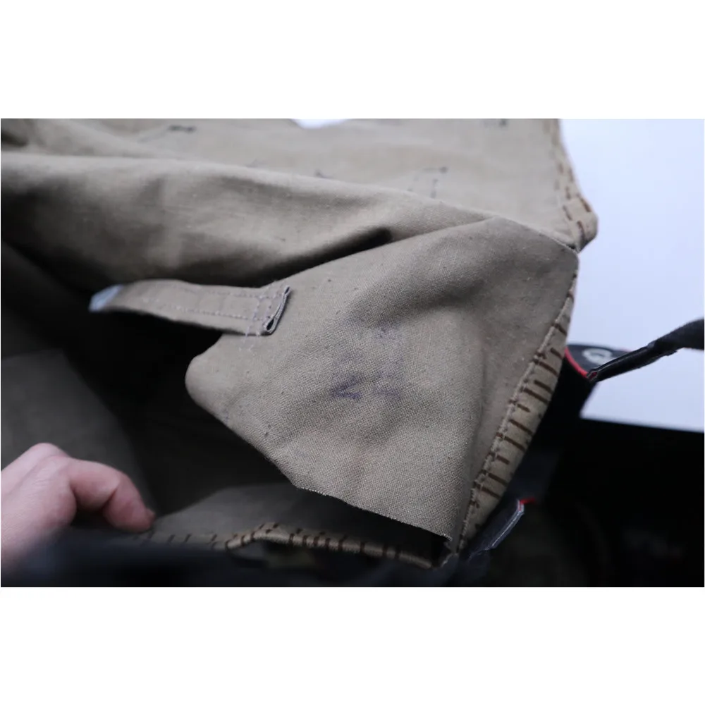 

Raindrops Pattern Bag East Germany Camo Backpack Outdoor Sundries Pouch Canvas Mochila WW2 High Capacity