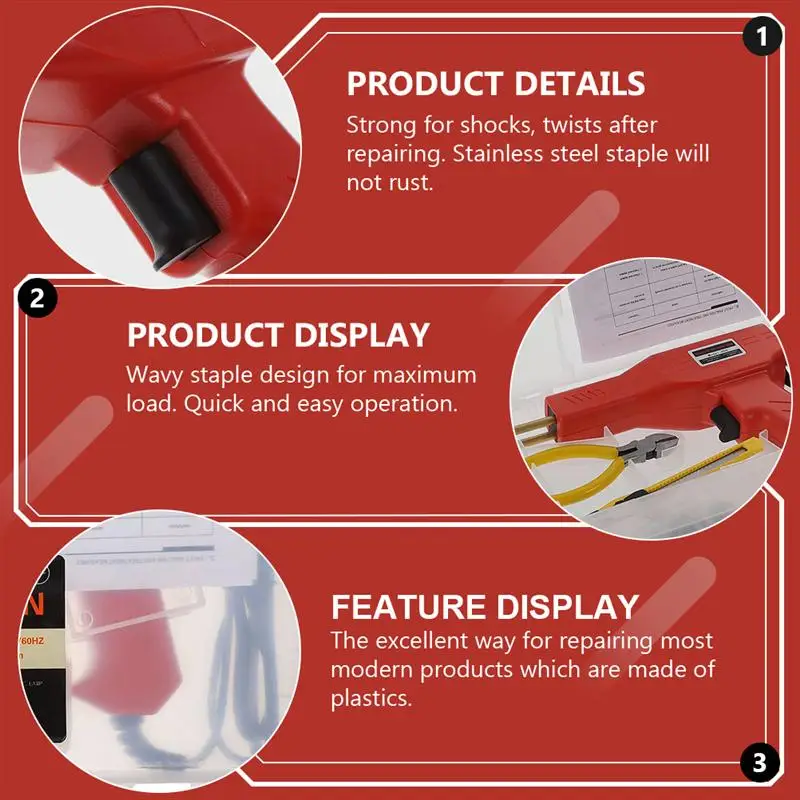 

1Set Bumper Plastic Welding Machine Repairing Machine Welding Tool For Car Bumper Plastic Lamp Cover Head Cover Instrument Panel