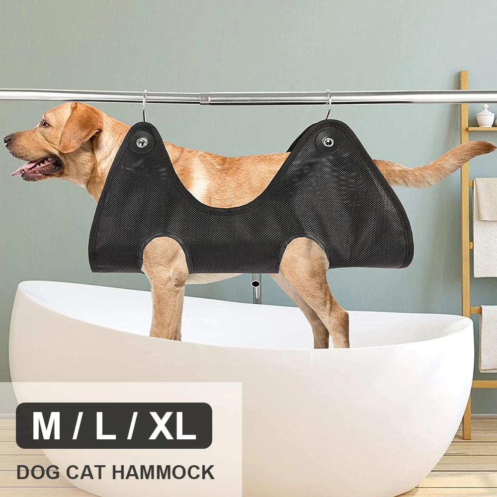 

New Cat And Dog Pet Grooming Hammock Helper Cat Grooming Hammock Restraint Bag Puppy Cat Nail Clip Trim Bath Bag Direct Sales