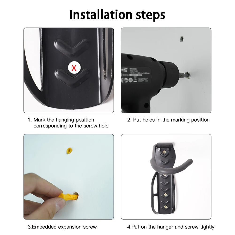 

Bike Wall Mount Hanger Bicycle Rack For Xiaomi M365 / Pro Electric Scooter Cycling Accessories Max Load m365 Accessories