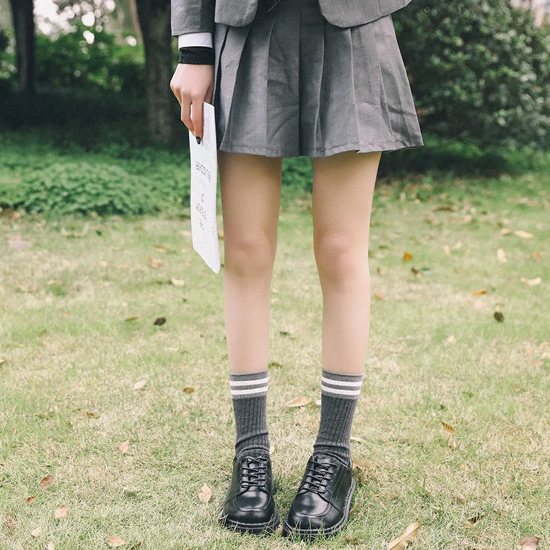 2020 Маленькая кожаная обувь для женщин в стиле ретро лес студенческом Модная