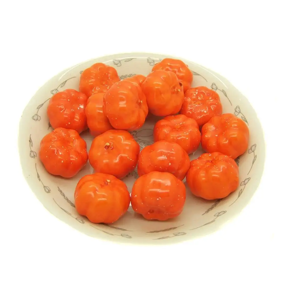 

25 шт. Мини искусственная Тыква искусственная имитация растительное украшение Хэллоуин DIY реквизит для дома счастливые поделки Хэллоуин M8C8