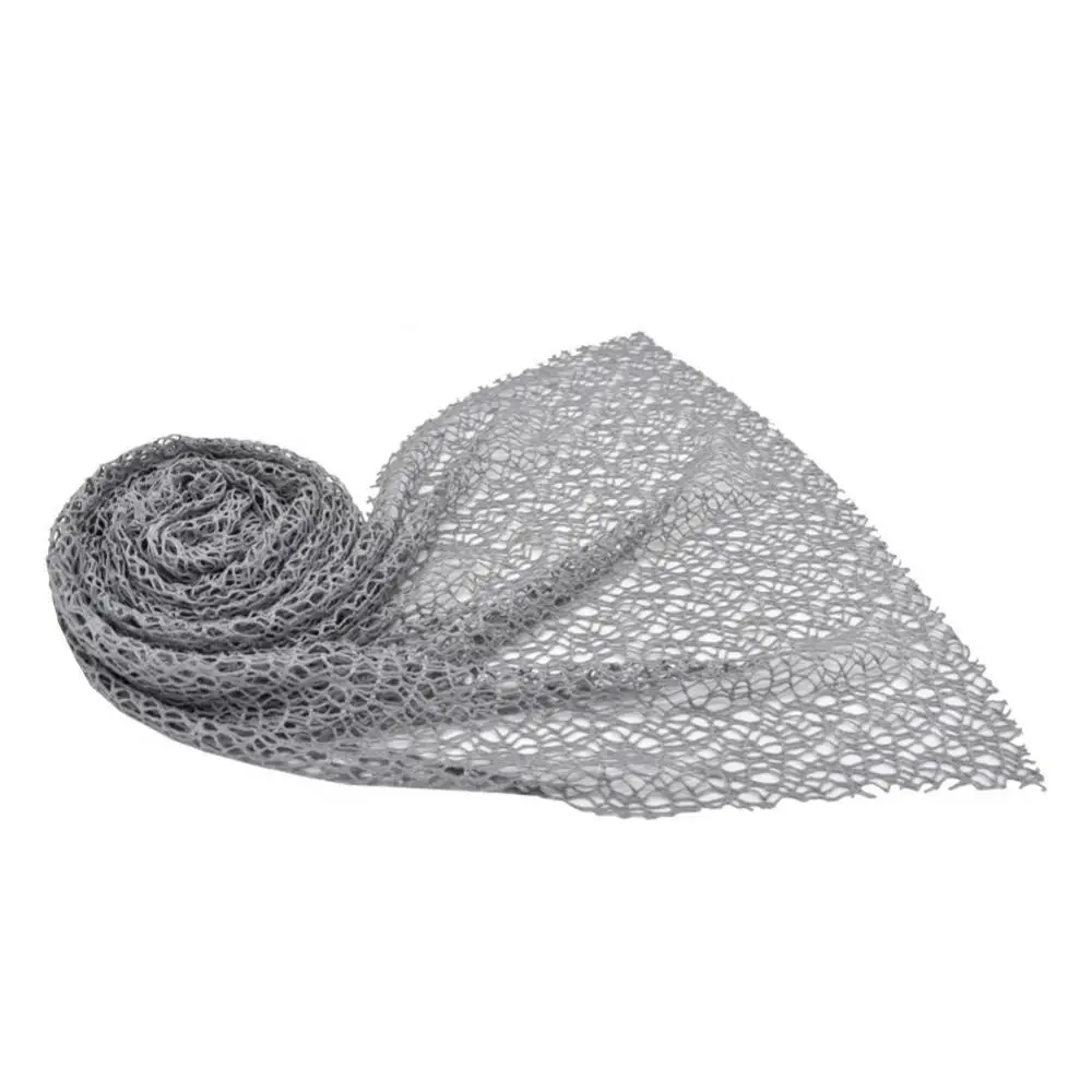 

Newborn Baby Sleeping Blanket Stretchy Mesh Lace Wrap Swaddle Photography Props