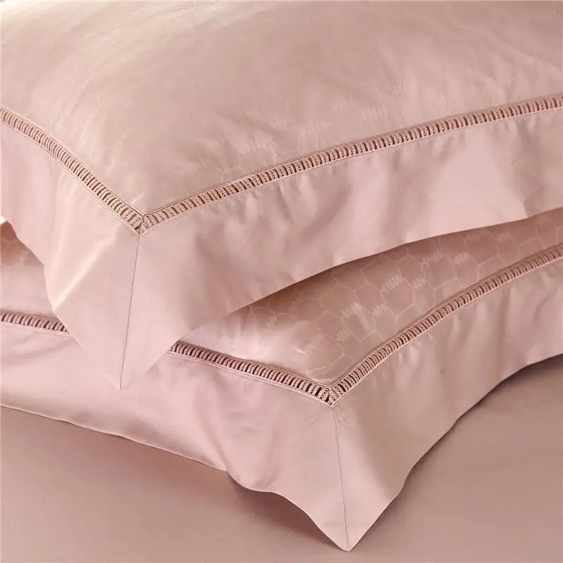 

4Pcs High TC Egypt Cotton Jacquard Classic Bedding Set Luxury Hollow Duvet cover set Bed Sheet Pillowcases Queen King Size