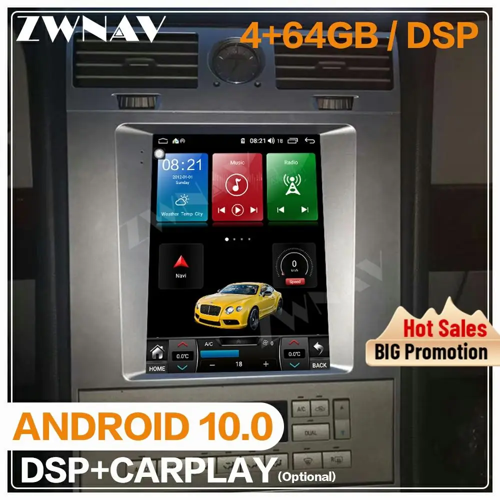

Carplay 2 Din For Lincoln Navigator 2005-2009 Android Screen Multimedia Player Audio Radio GPS Navigation Head Unit Auto Stereo