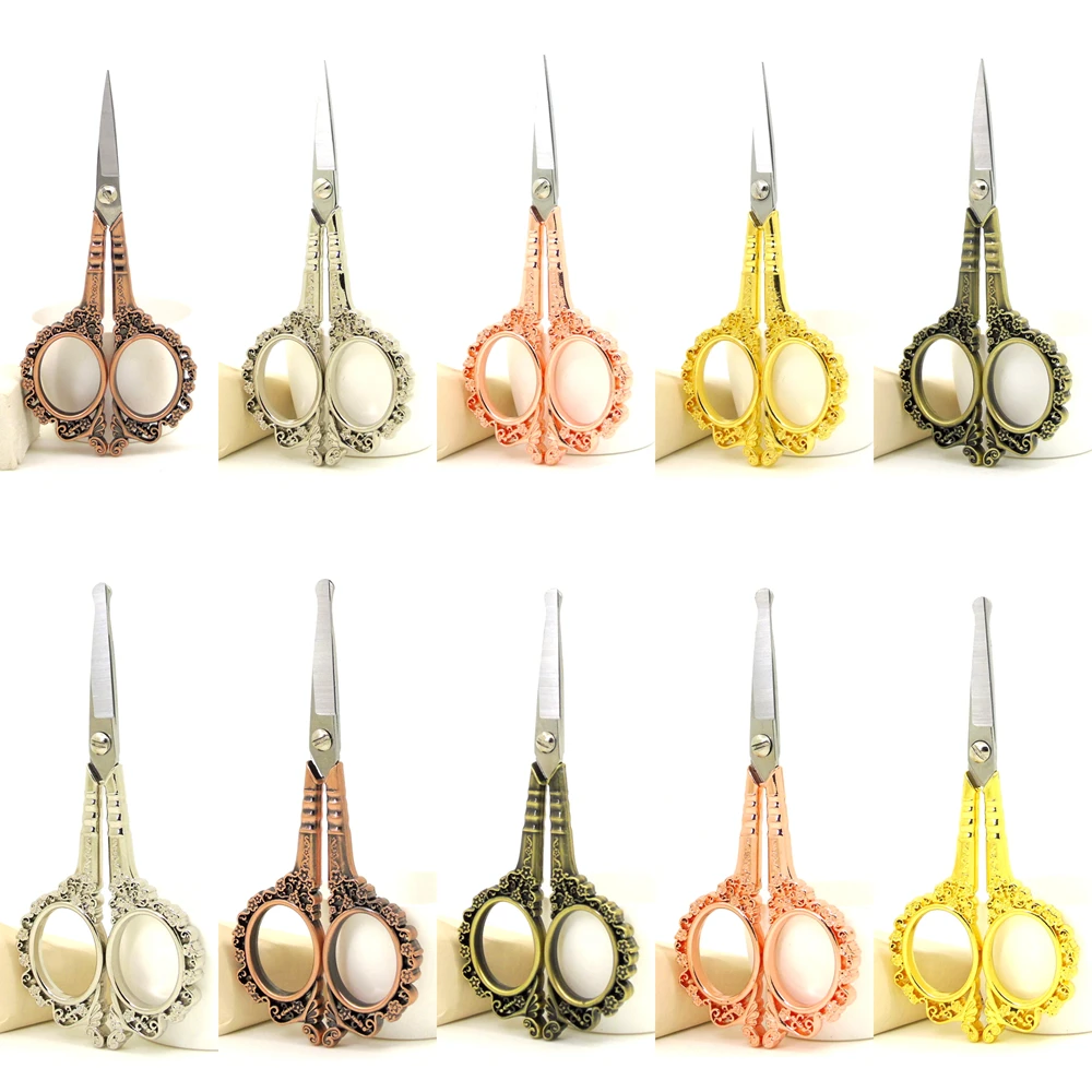45x94 мм винтажные швейные ножницы из нержавеющей стали для дизайна ногтей