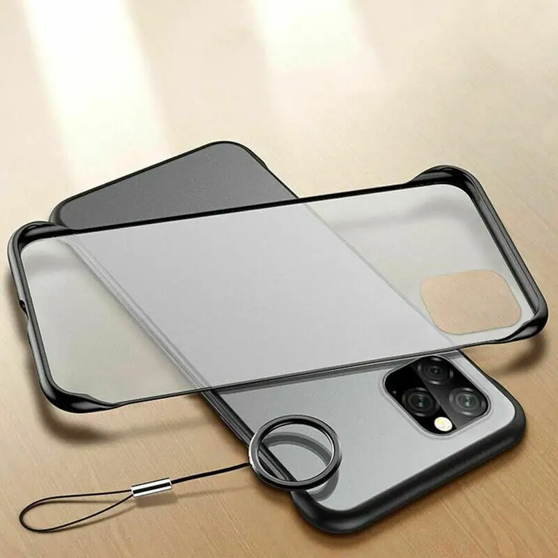 Бескаркасное прозрачное покрытие чехол для телефона iPhone Мода XS Ультра