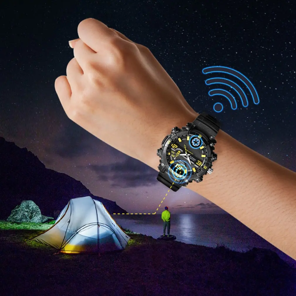 Камера Watch HD 720P Запись видео P2P дистанционное управление Wi-Fi спортивное приложение обнаружения движения управление IPX7 светодиодное освещение