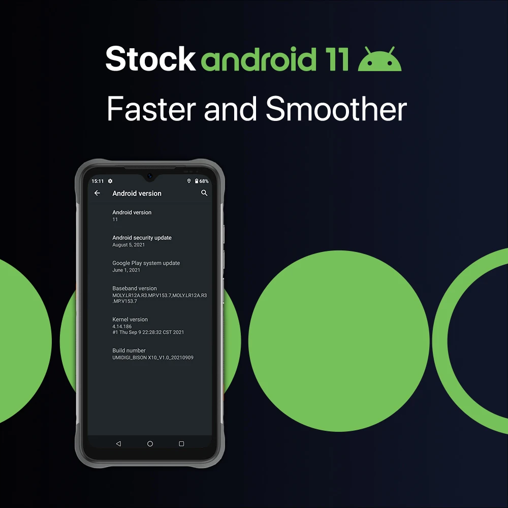 Смартфон UMIDIGI BISON X10S 6150 мАч 4 + 64 ГБ IP68/IP69K | Мобильные телефоны и аксессуары