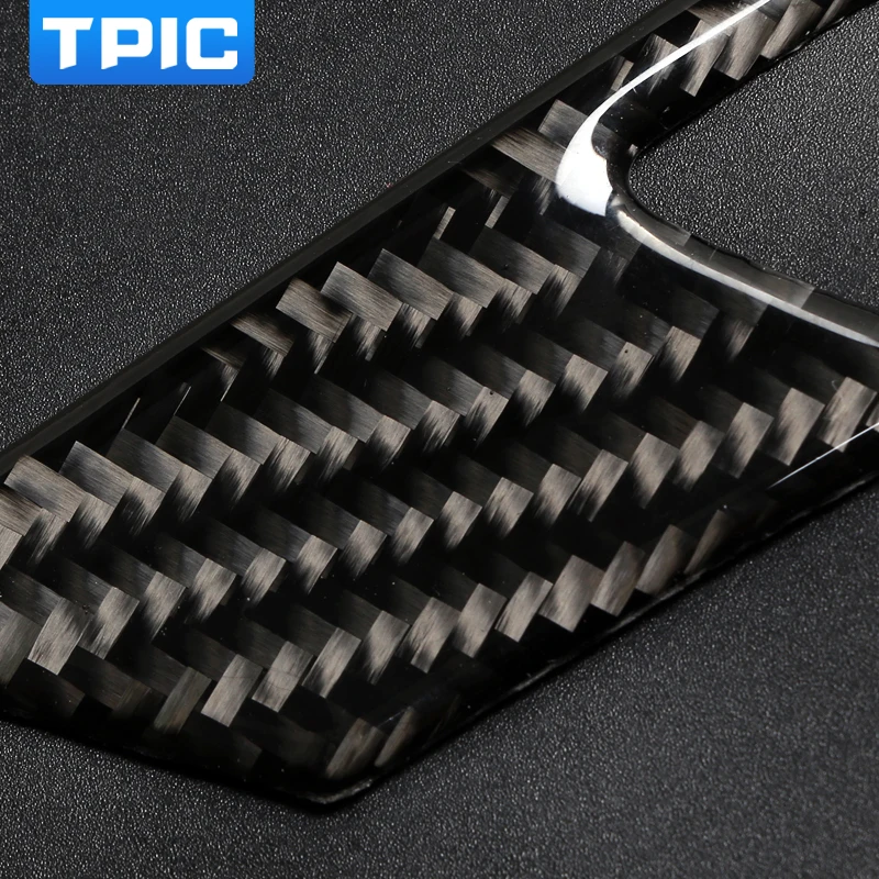 

TPIC For Chevrolet Cruze Carbon Fiber Car Interior Central Control Button Panel Trim Car Styling Sticker 2009-2015 Accessories