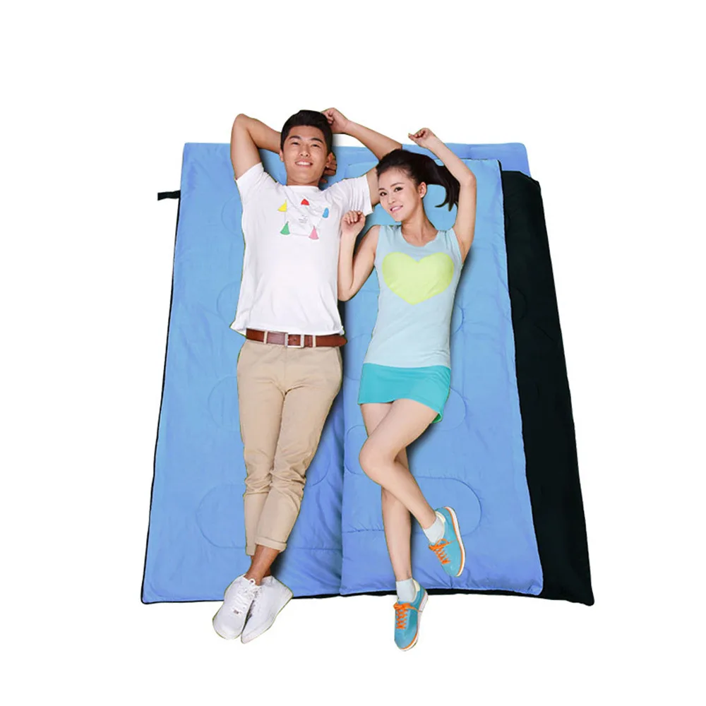 Спальный мешок для пар кемпинга на 2 3 человек зимние и осенние спальные мешки