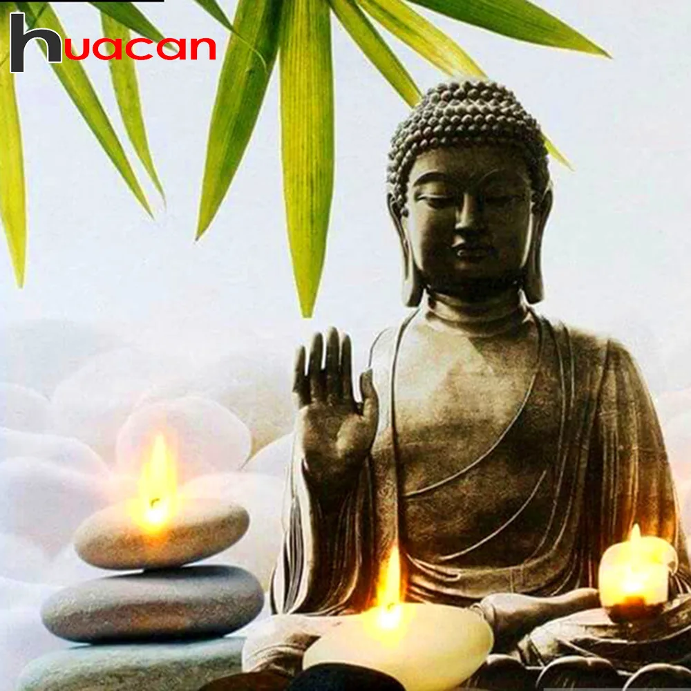 Алмазная мозаика Huacan Будда Новое поступление домашняя алмазная живопись Zen