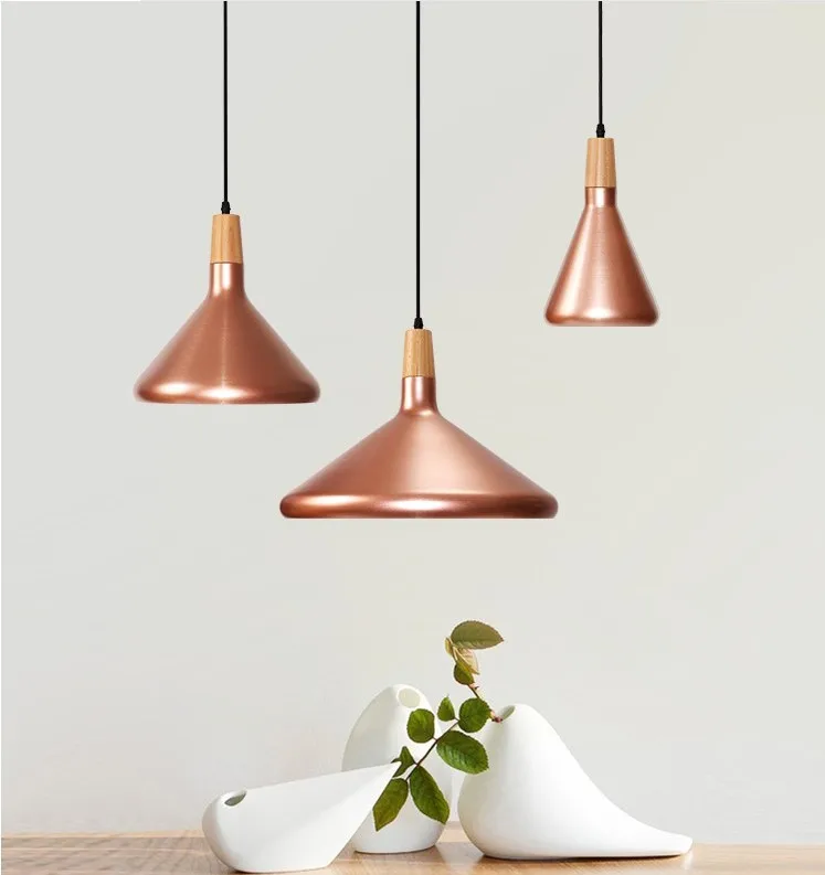 Современные подвессветильник светодиодные лампы в скандинавском стиле ретро
