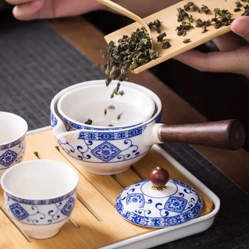 Керамический чайный горшок 160 мл домашний кунг-фу Улун фильтр чайница с боковой