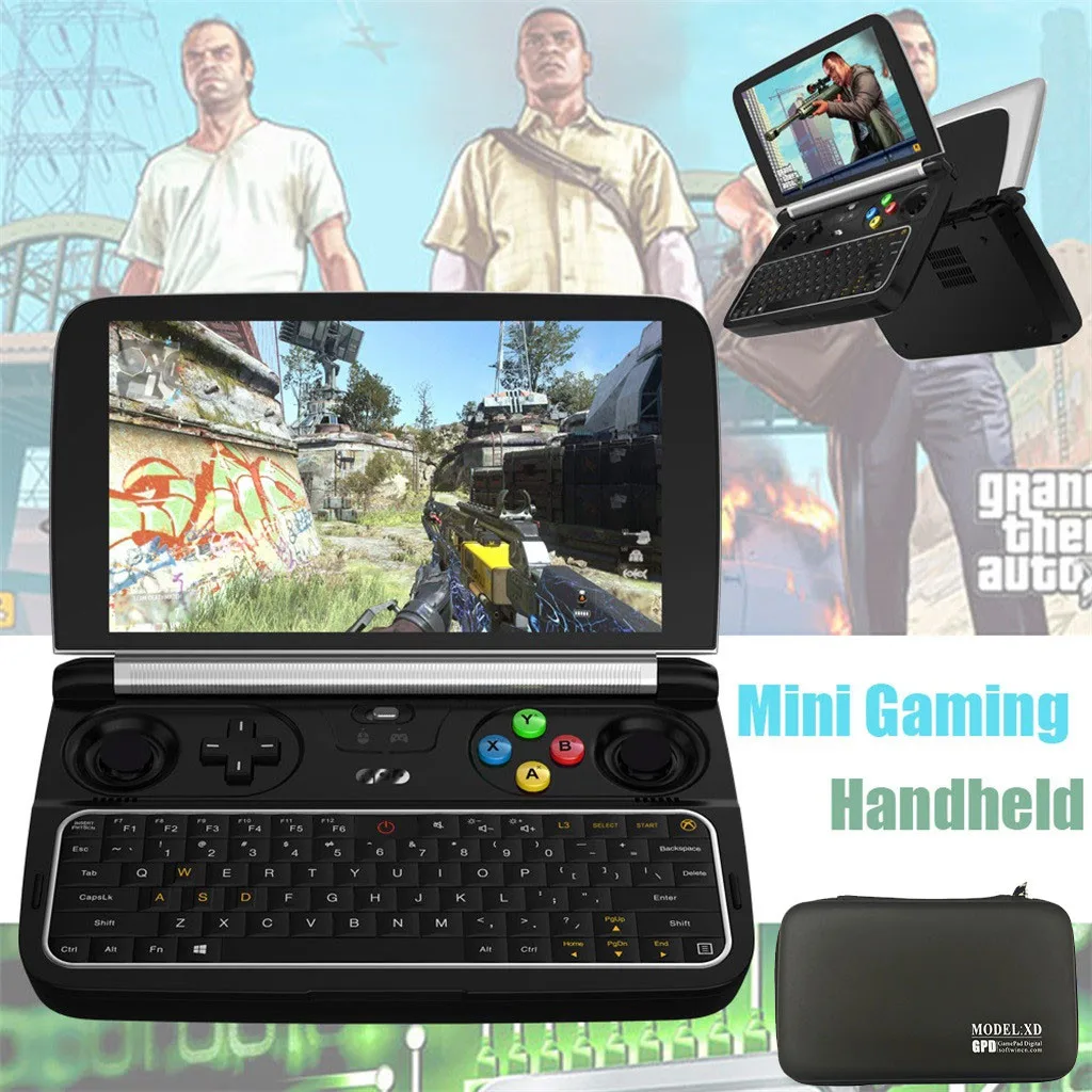 Портативная игровая консоль Vedio для Windows 10 Intel m3 2 6 ГГц 256 ГБ RAM GPD WIN с противоударной