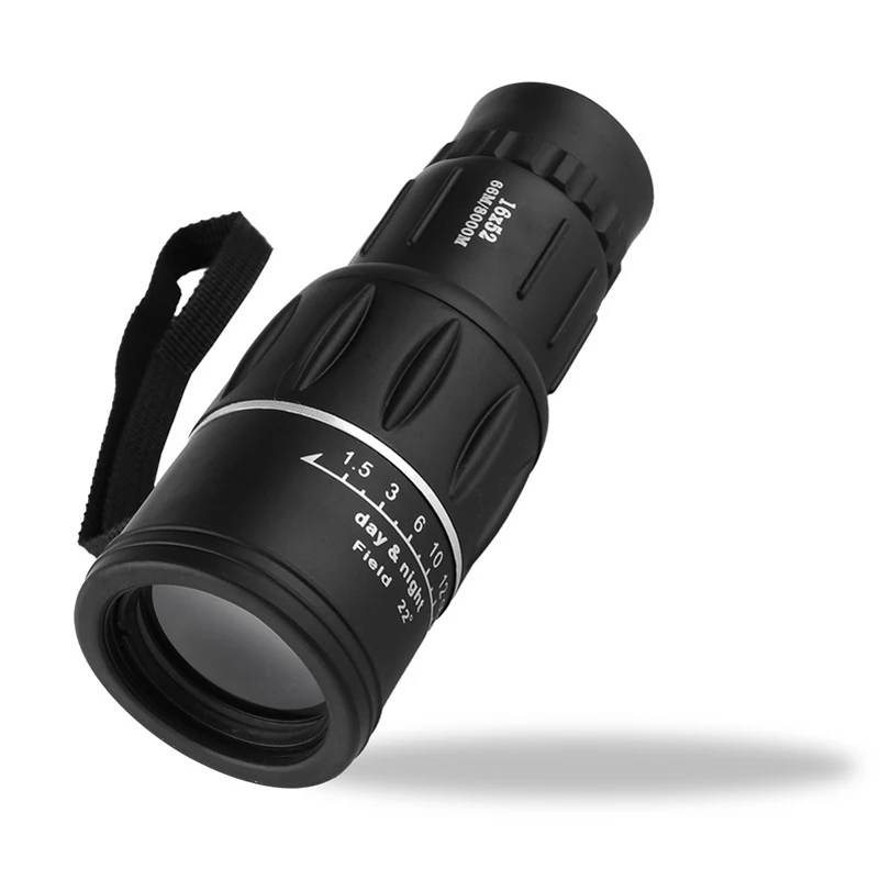 Мощный монокулярный телескоп ночного видения 16x52 оптический Монокуляр Spyglass для