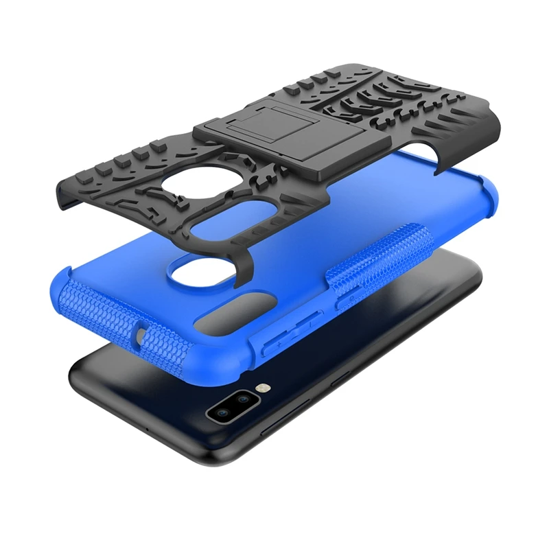 Armor Stand Case For Samsung Galaxy A10 A20 E A10E A20E Hybrid Rugged Cover Silicone |