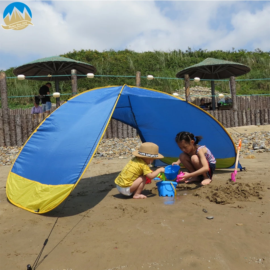 

MYJ Lightweight outdoor camping tent Sun Shelter Shade Tent with Poles for Hiking Backpacking Picnic Fishing