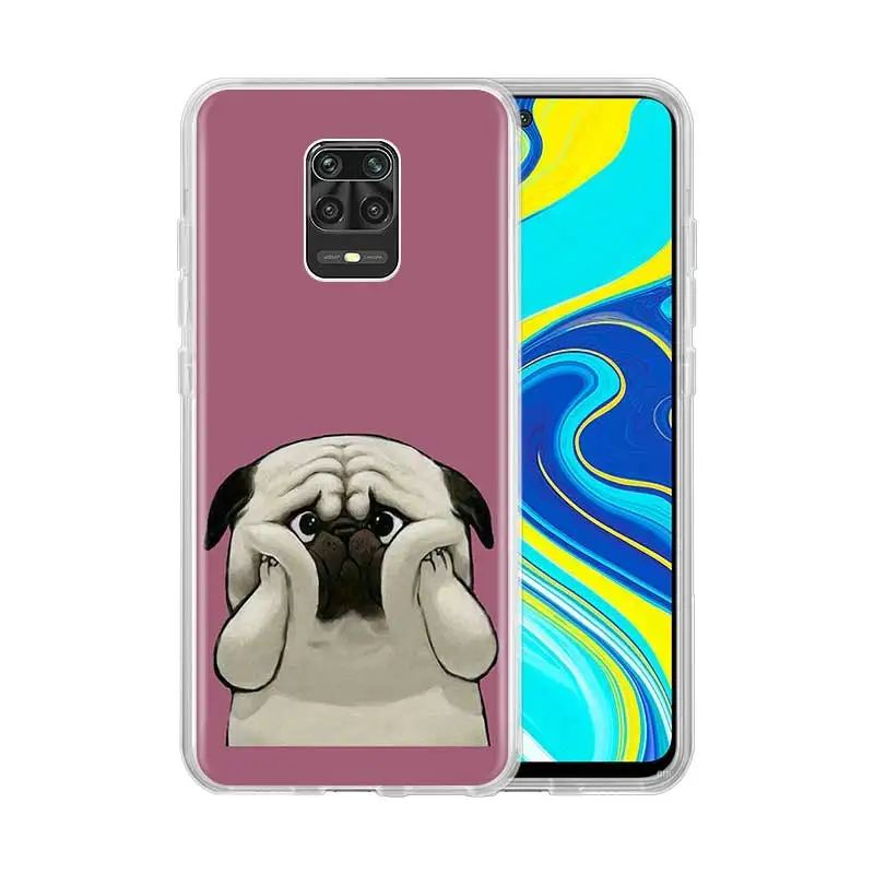 

French bulldog dog Silicone Case for Xiaomi Redmi Note 9S 9 Pro Max 8T 9A 9C 8 8A 7 7A 6 6A K30 Back Cover Coque Shell Fundas