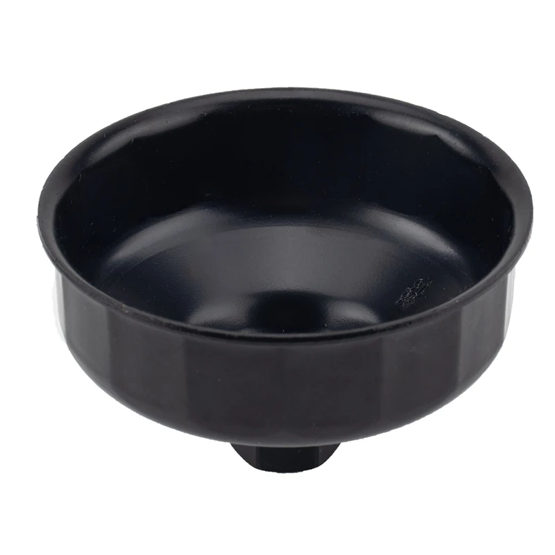 

86MM 16 Flute Oil Filter Wrench Housing Cap Remover Tools For-BMW Volvo Engines