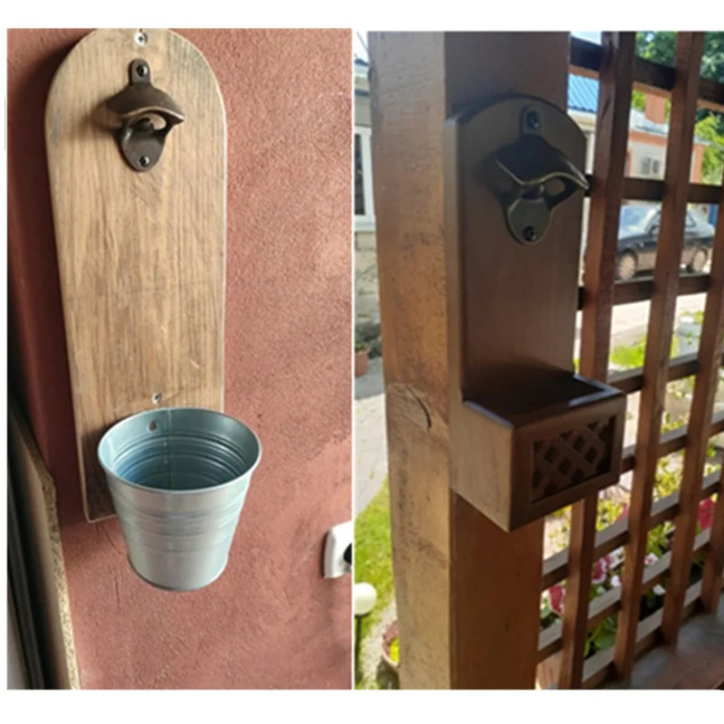 10pcslot bottle opener wall mounted rustic beer opener for kitchen cafe bars refrigerator gadgets home hardware accessories free global shipping