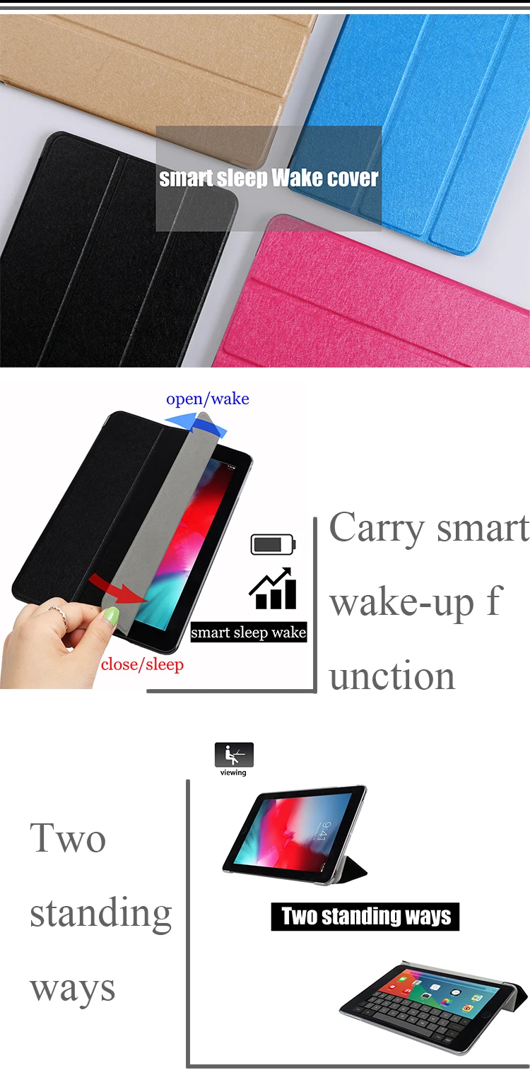 Флип-чехол для планшета для samsung Galaxy Tab A 9,"& S Pen fundas smart sleep Wake чехол с подставкой твердый трехслойный для SM-P550/P555