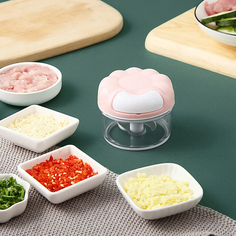 QDRR Multifunctional Garlic Press Manual Ginger Crusher Chopper For Meat Fruit Vegetable Cutter Kitchen Accessories | Дом и сад