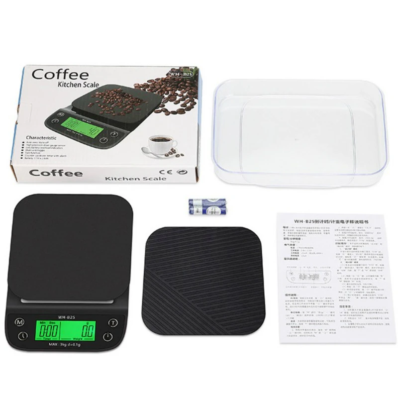 

Coffee Scale With Portable Electronic Digital Kitchen Scale High Precision LCD Electronic Scales Hand-ground Coffee Called Small