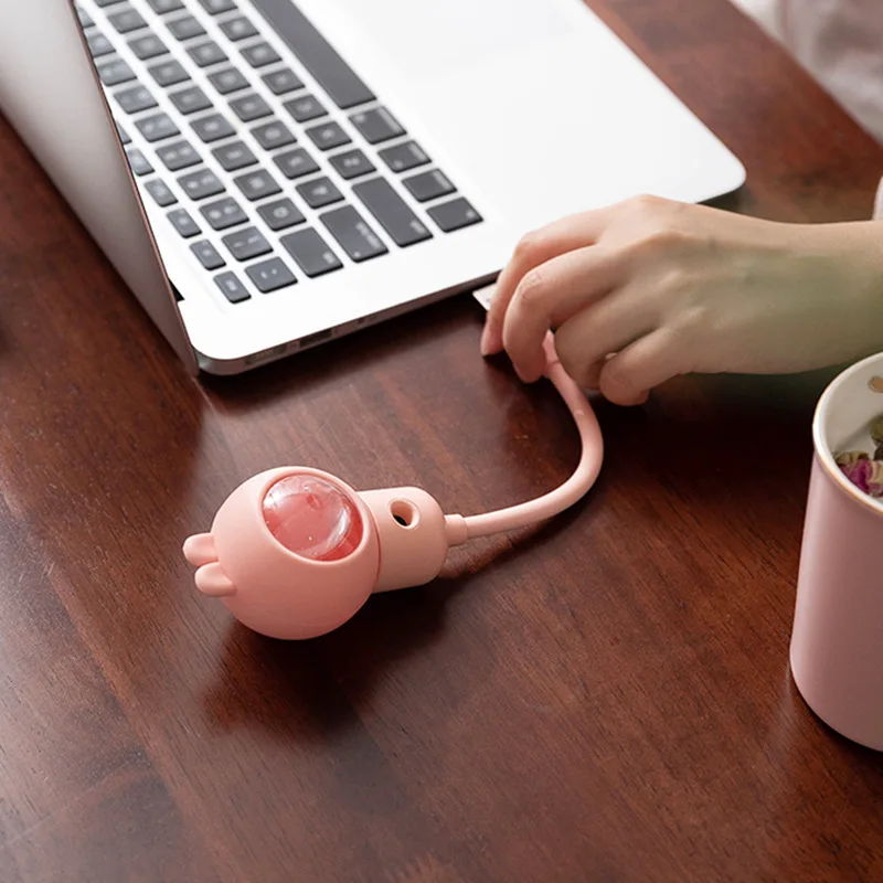 

Mini Portable USB Air Humidifier Purifier USB Cute Aroma Essential Oil Diffuser Mist Maker for Home Car
