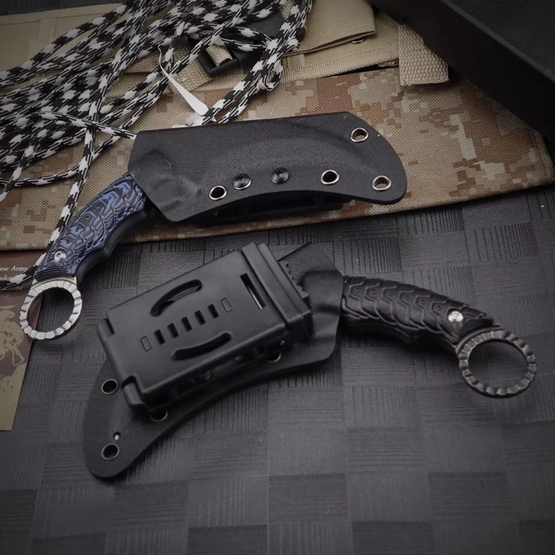 

Outdoor D2 Karambit CS GO Counter-strike Utility Knife Hunting Tactical Self-defense Camping Survival Knives EDC Tool