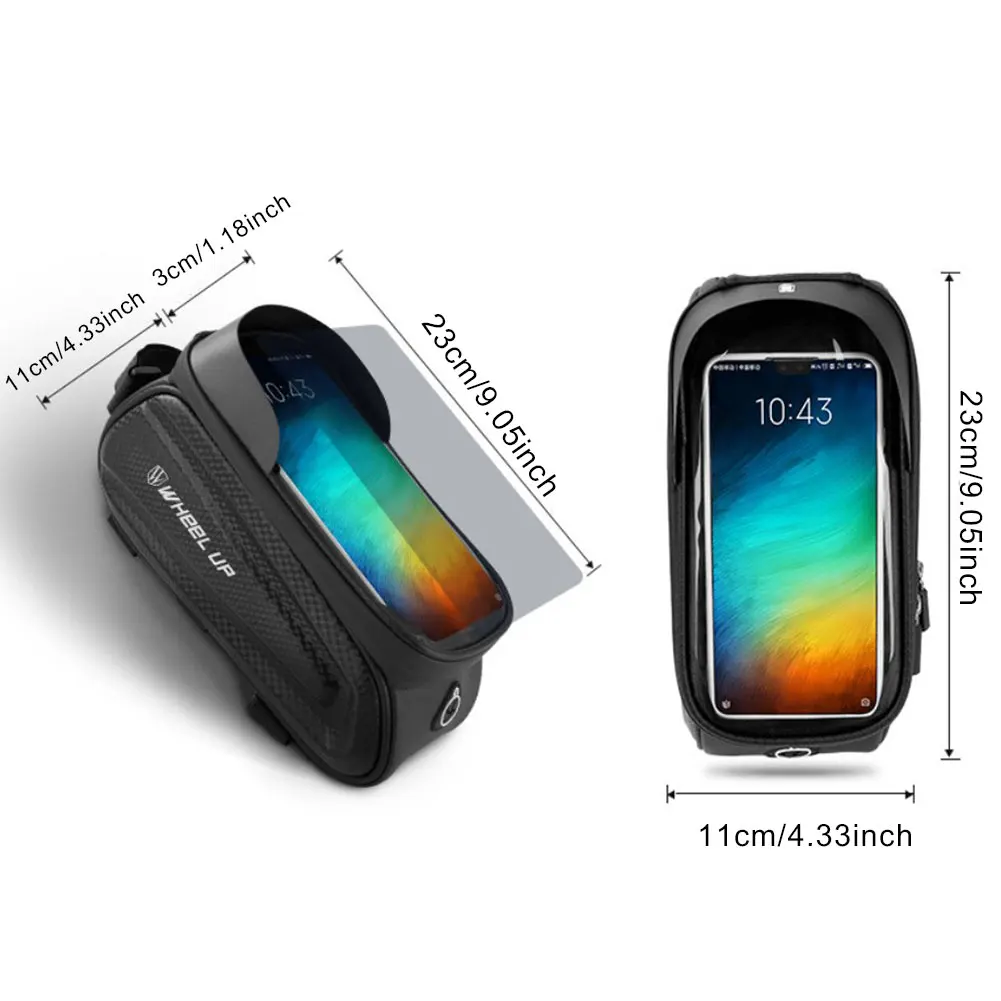 

Rainproof Bike Bag Frame Front Top Tube Cycling Bag Reflective 7inch Phone Case Touchscreen Bag MTB Bicycle Accessories