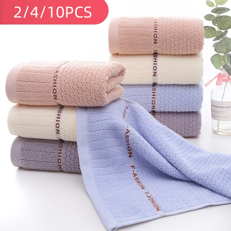 Хлопковое полотенце домашнее банное для взрослых лица толстое Впитывающее