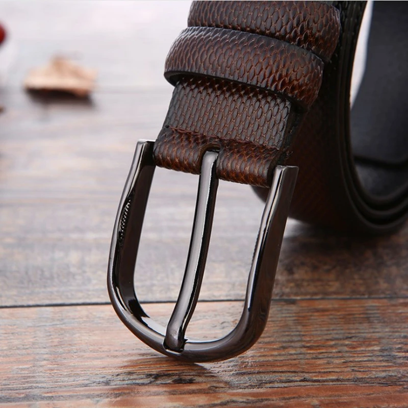 Ремень мужской из натуральной кожи Роскошный дизайнерский пояс воловьей модный