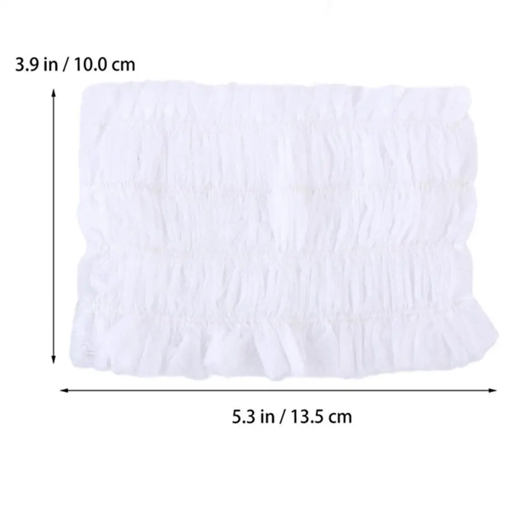 

100pcs Disposable Non-woven Hair Tie Four Tendons Hair Tie For Beauty Salon Beauty Portable Headscarf