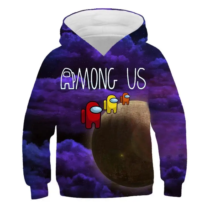 

Autumn Game Among Us Hoodie Boys Girls Impostor Long Sleeve Fashion Sweatshirts Streetwear Crewmates Children's Clothes Tops