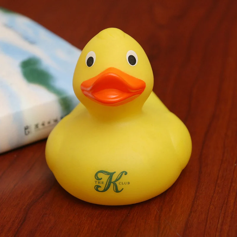 8 см Детские Игрушки для ванны ПВХ Резиновые из утиного пуха Большие желтой утки