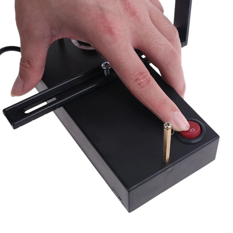 

Home Use Hot Ribbon Cutter Machine DIY Rope Band Craft DIY Manual Cuting Tool Home DIY Ribbon Cutter Machine High Thermal LX0C