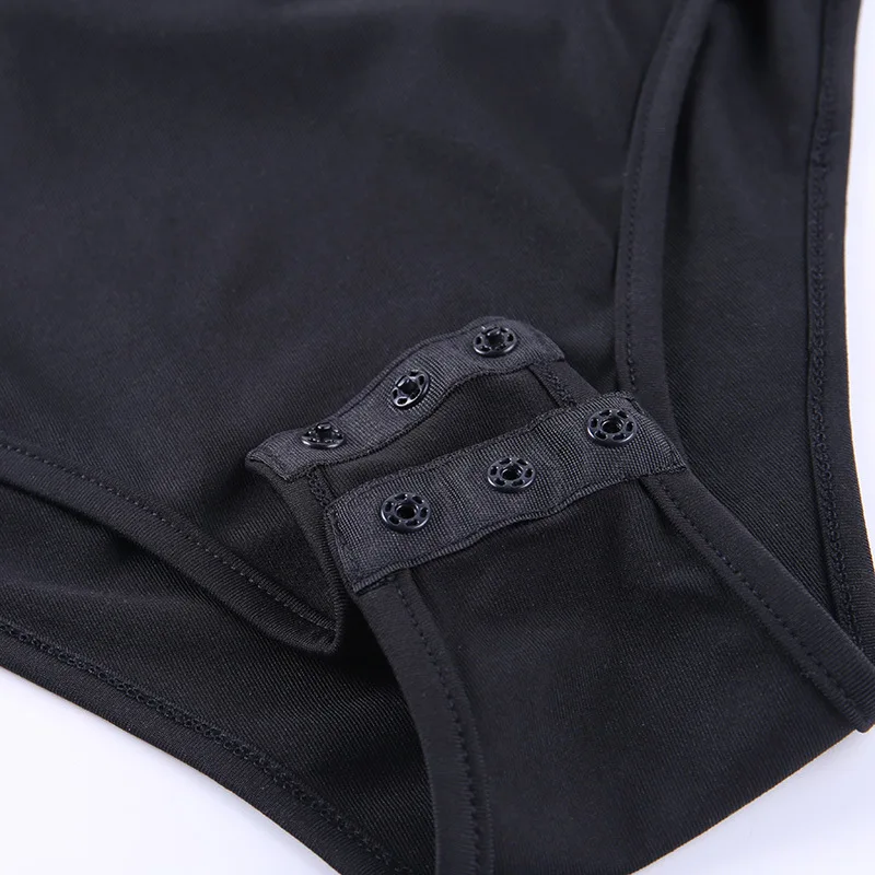 

Bodysuit Women Top Fashion 2021 O Neck Short Sleeve Black Bodysuit Lace Up Sexy Backless Elegant Women's Summer Clothes