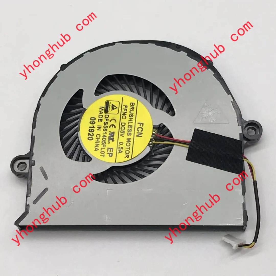 FCN DFS561405FL0T FFHD FFNC FHCB DC 5V 0.50A 3-проводной Вентилятор охлаждения сервера