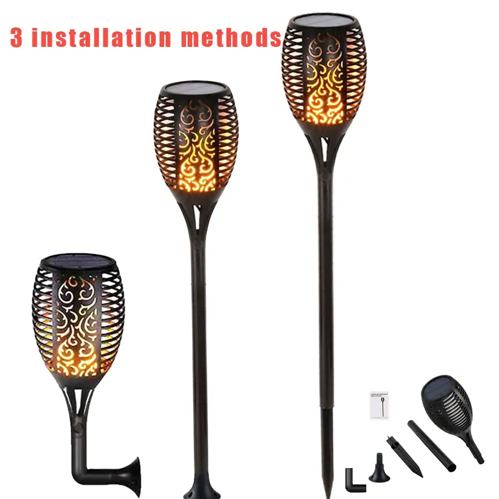 2 шт. 96 светодиодный солнечный светильник Водонепроницаемый мерцание открытый