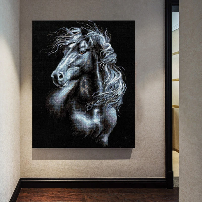 

The horse picture DIY colorings pictures by numbers with colors drawing painting by numbers framed Home