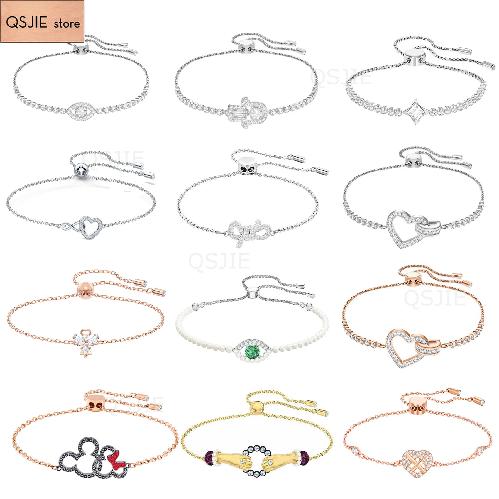 

Fashion jewelry swa1: 1 exquisite love type. Magic eye palm. Love. Series charm women's Bracelet