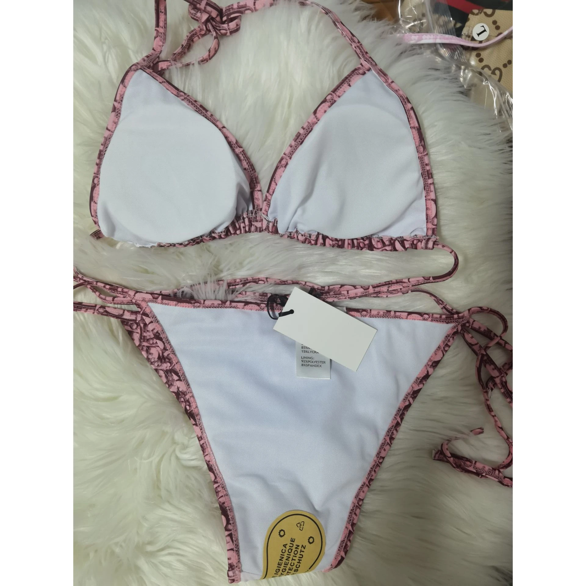 

VIP Luxury designer Vintage Printed Bikini Set Monogram Swimwear Designer Bathing Suit Beach Wear Swimming Suit