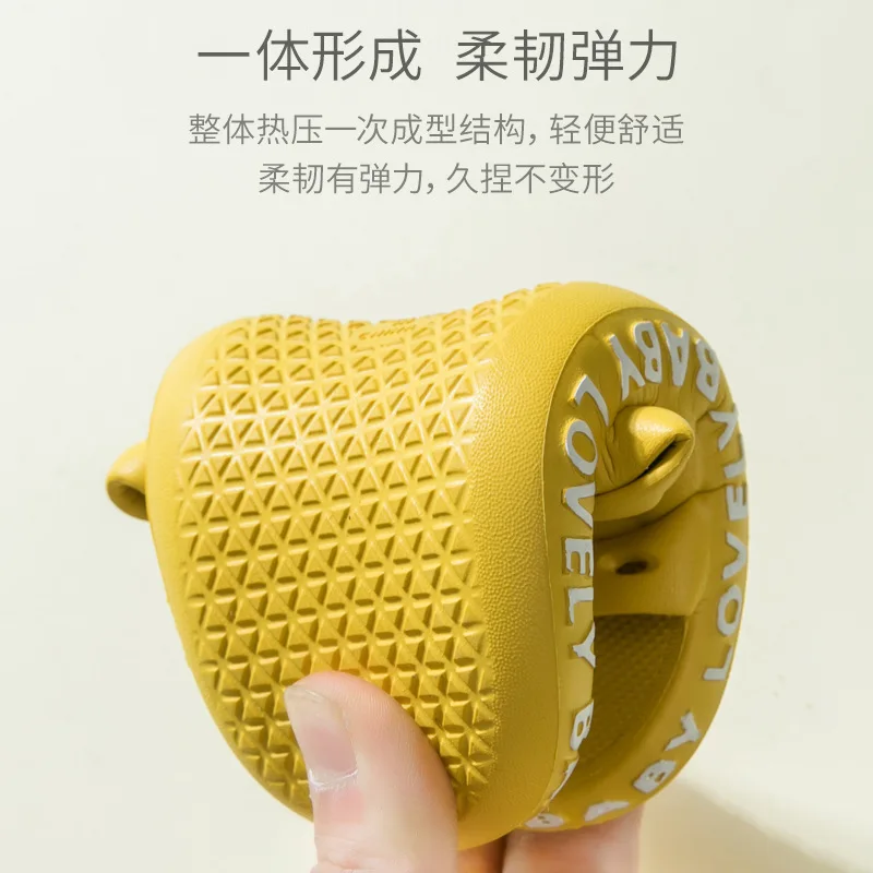 Обувь для мальчиков и девочек детская домашняя обувь с надписью тапочки