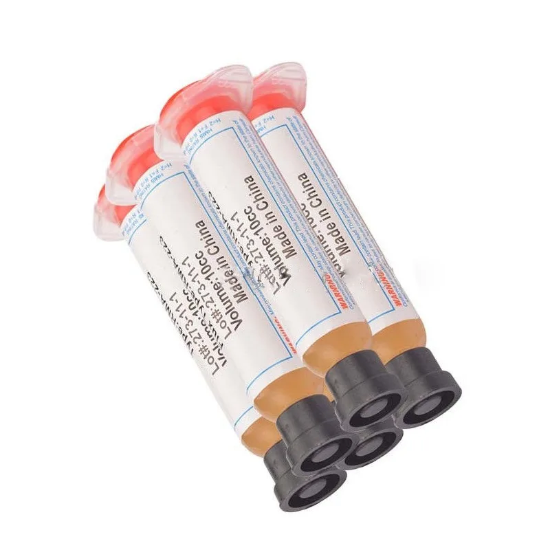 5 шт. сварочные флюсы слабая кислота SMD паяльная паста флюс смазка SMT IC 10cc