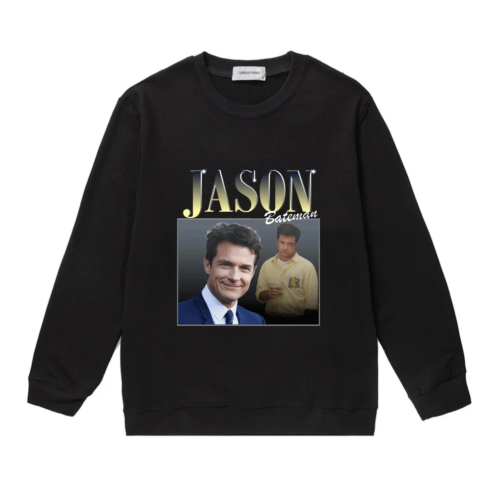 

Fashion Street Harajuku Sweatshirt Men Jason Bateman Fashion Street Harajuku Pullover Man Women Comfortable Round Neck Sweater