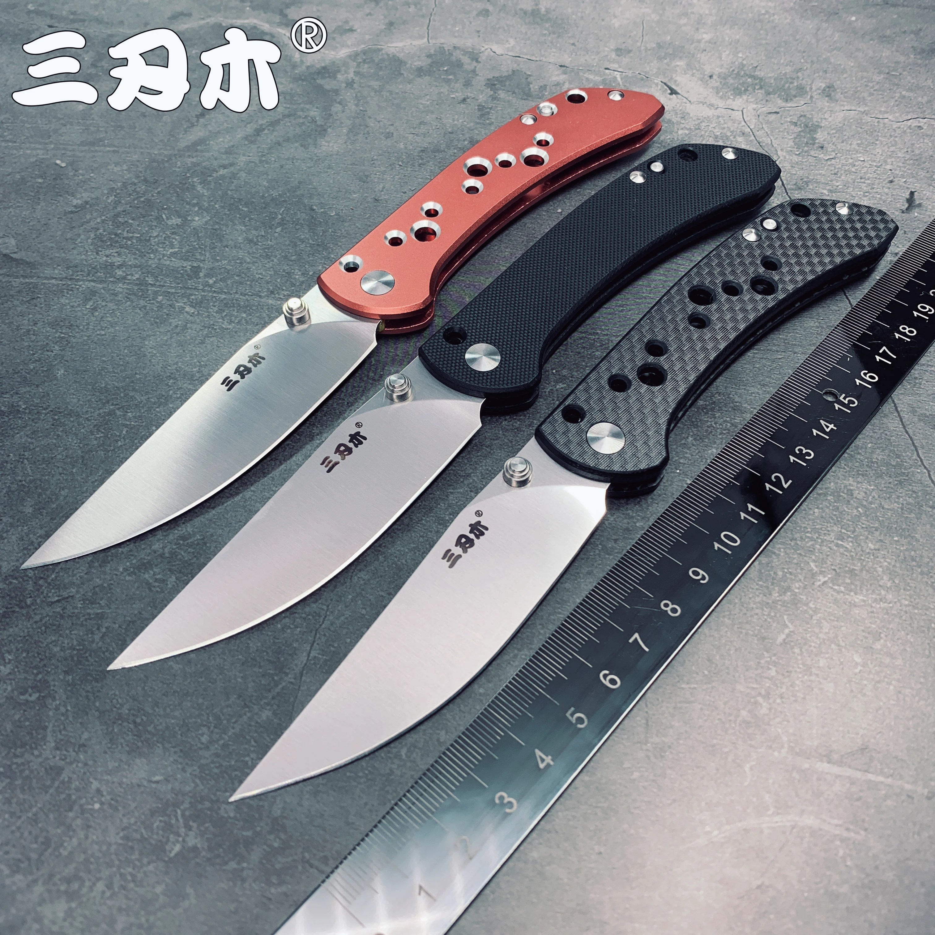 

SANRENMU 9165 SRM Pocket Folding Knife 12C27 Steel Tactical Hunting Survival Rescue Outdoor Camping Knives Mini EDC Tool CS GO